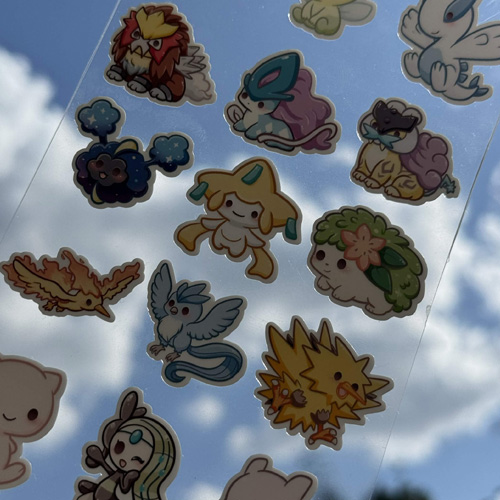 Sticker Sheets – Sticker selection