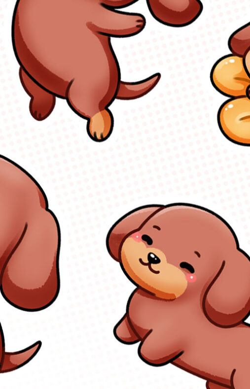 Stickerset Pup Vibes