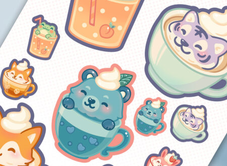 Stickerset Kawaii Bar